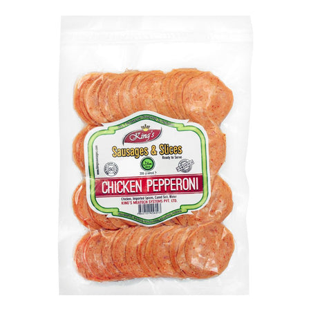 King's Chicken Pepperoni, 200g - Main Image