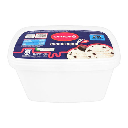 Omore Cookie Mania Frozen Dessert, Tub, 1400ml - Image 2