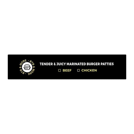 BTB & More Tender & Juicy Chicken Burger Patties, 6-Pack - Image 3