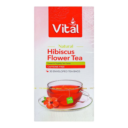Vital Hibiscus Flower Tea Bags, 30-Pack - Image 5
