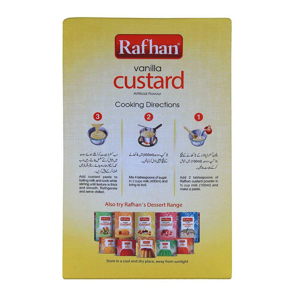 Pakistan Rafan Buy Rafhan Vanilla Custard 275g Online in Pakistan – Shopaholic.pk