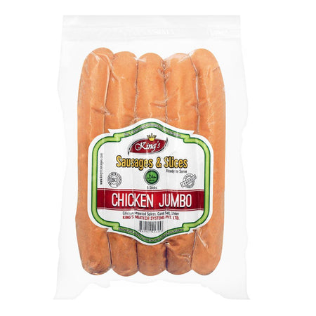 King's Chicken Jumbo Sausages, 5 Pieces - Main Image
