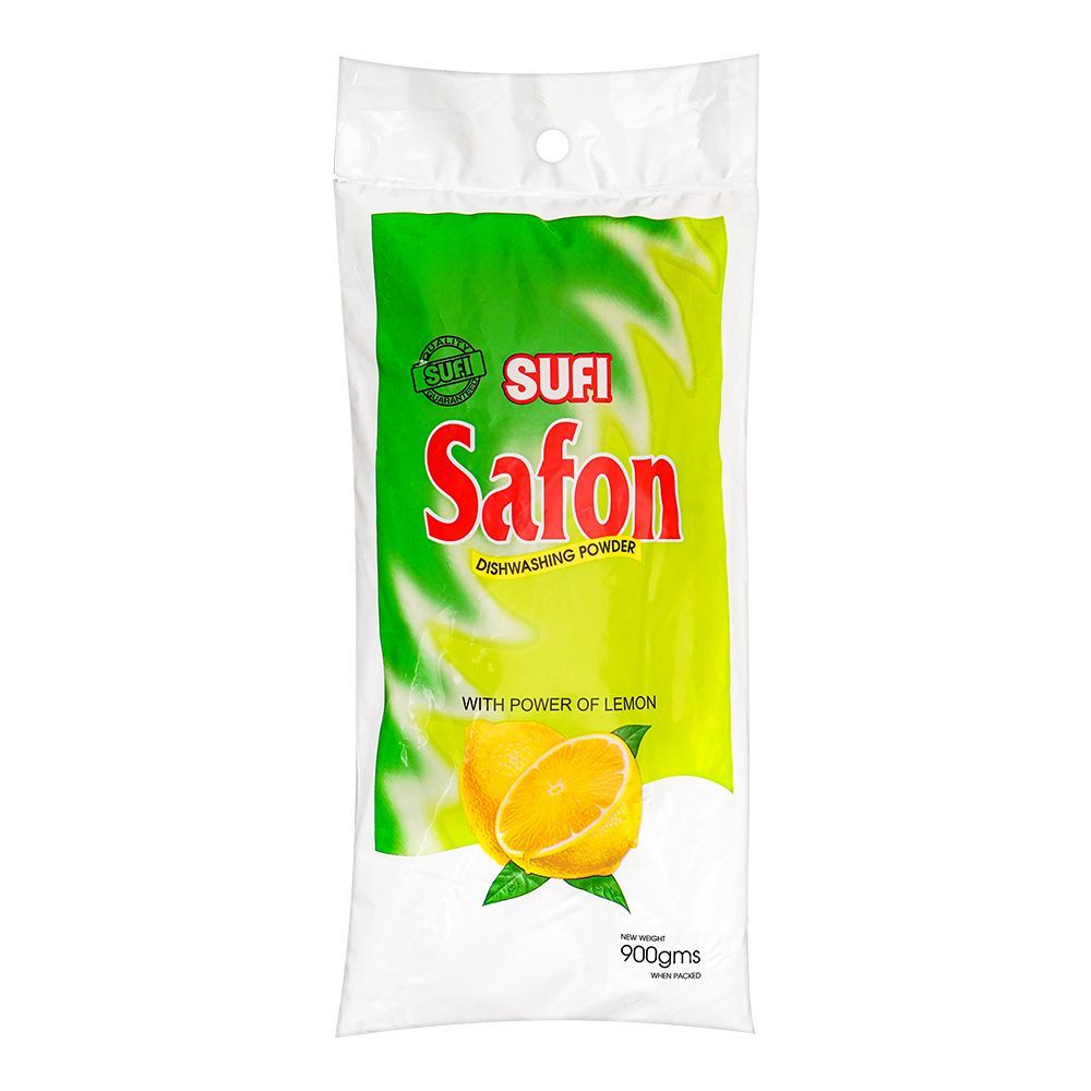 Sufi Safon Dish Washing Powder Pouch, 900g - Main Image