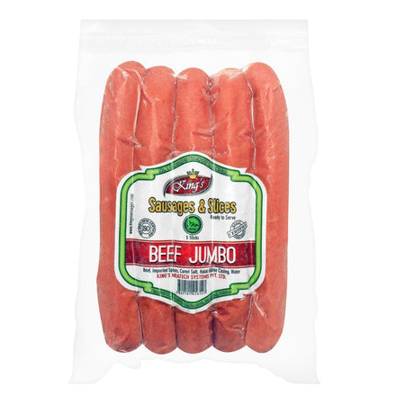 King's Beef Jumbo Sausages, 5 Pieces - Main Image