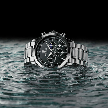 Benyar BY-5160 Moonphase Chronograph Watch image 7