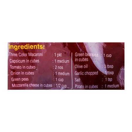 Bake Parlor Three Color Macaroni 400gm - Image 3