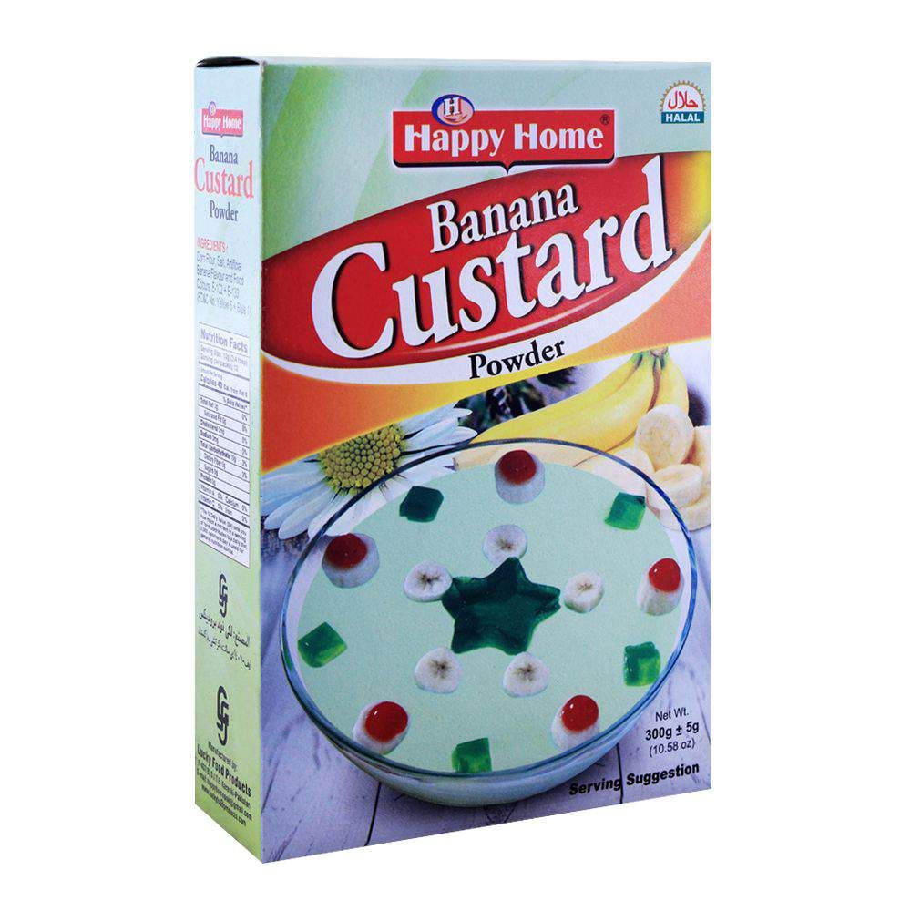 Happy Home Banana Custard Powder 300g - Main Image