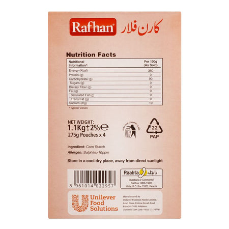 Rafhan Corn Flour, 4 Portions Pack, 1.1 KG - Image 5