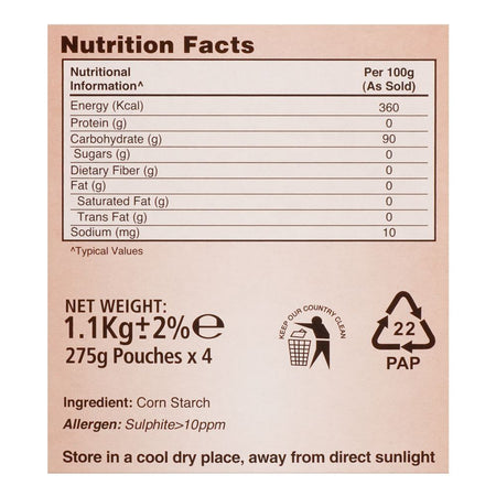 Rafhan Corn Flour, 4 Portions Pack, 1.1 KG - Image 6
