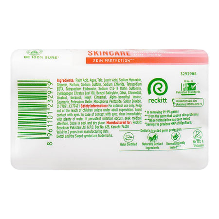 Dettol Skin Care Soap, 3x80g - Image 4