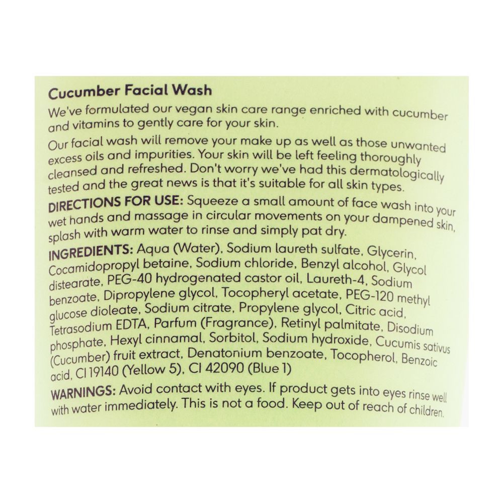 Boots Cucumber Facial Wash, 150ml - Image 3