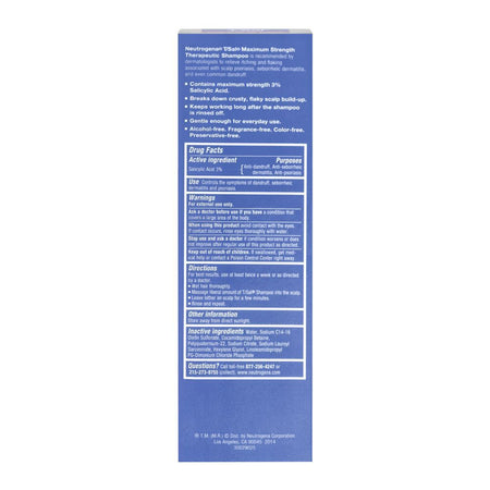 Neutrogena T/Sal Scalp Build-Up Control Therapeutic Shampoo, 133ml - Image 3