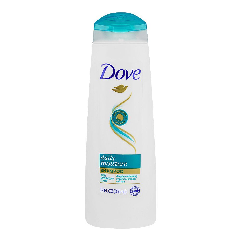 Dove Daily Moisture Shampoo, For Smooth & Soft Hair, 355ml - Main Image