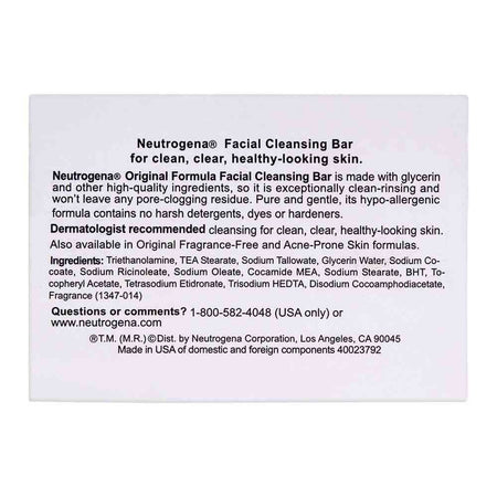 Neutrogena Original Formula Facial Bar, Transparent, 100gm - Image 2