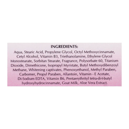 Skin White Whitening Cream, Fairer You In 2 Weeks, With Goat Milk + Whitening Beads, 91ml - Image 4