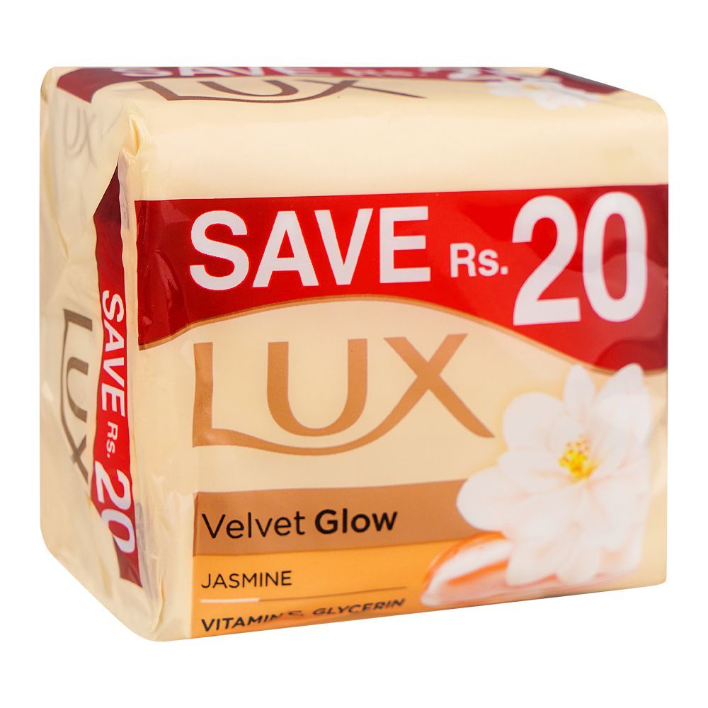 Lux Velvet Glow Jasmine Soap Trio Pack, 3x98g - Main Image