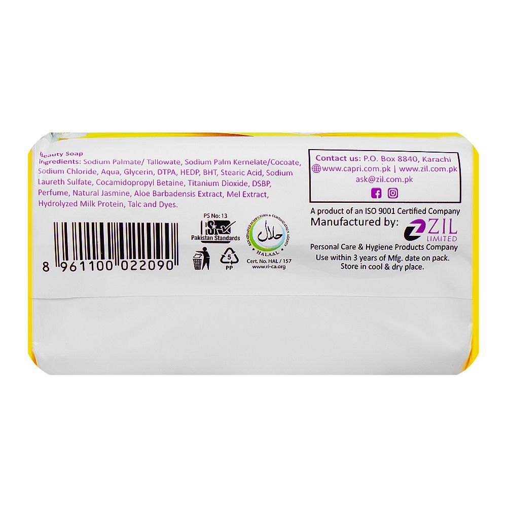 Capri Glow Jasmine White Soap, 100g - Image 2