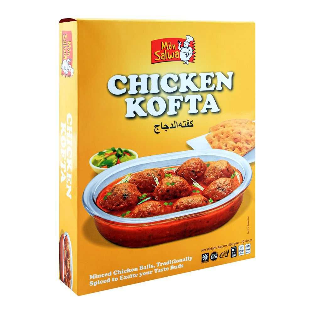 MonSalwa Chicken Kofta 20 Pieces, 600g - Main Image