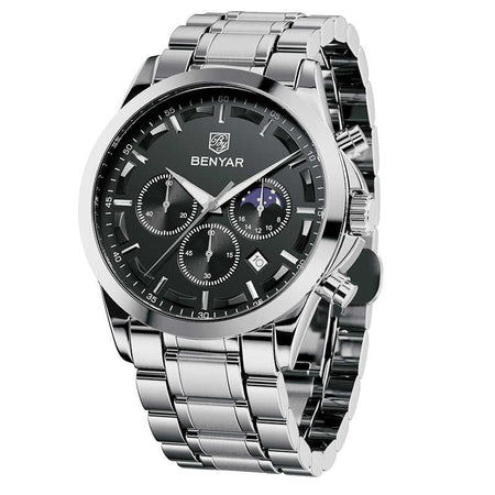 Benyar BY-5160 Moonphase Chronograph Watch image 6