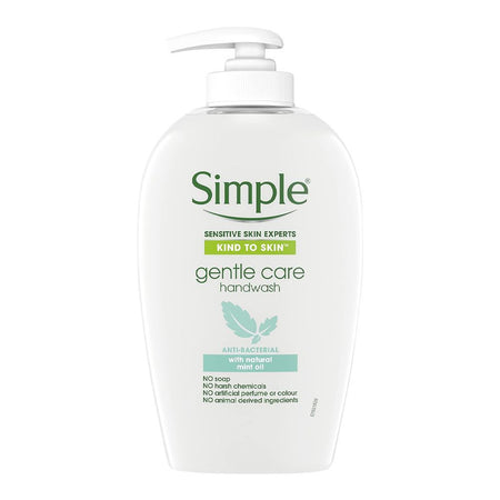 Simple Kind To Skin Gentle Care Anti Bacterial Hand Wash, Sensitive Skin Experts, 250ml - Main Image