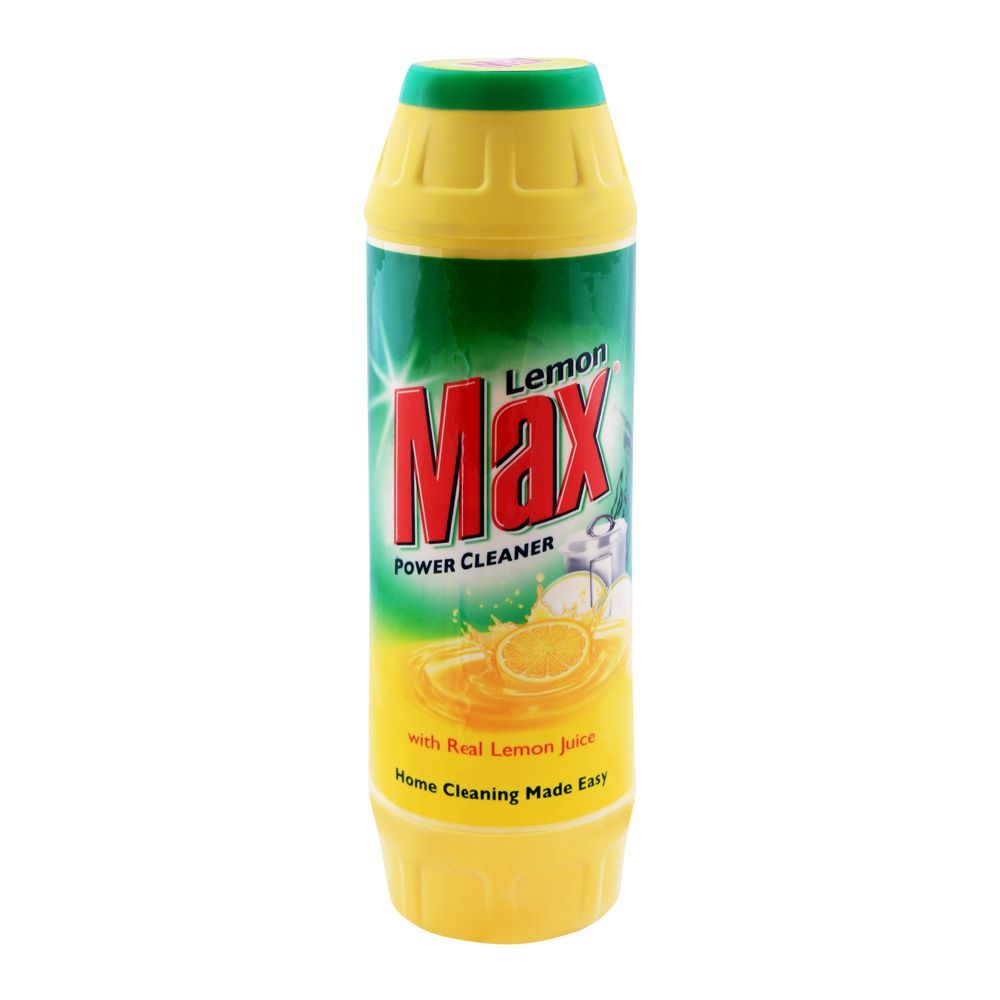 Buy Lemon Max Power Cleaner, Dishwash Powder, Bottle, 450g – Shopaholic.pk