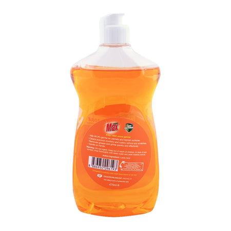 Lemon Max Dishwash Liquid Anti Bacterial, With Real Lemon Juice, 475ml - Image 3