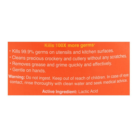 Lemon Max Dishwash Liquid Anti Bacterial, With Real Lemon Juice, 475ml - Image 4