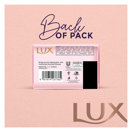 Lux Rose Glow Vitamin C and Glycerin Soap, 130g - Image 2