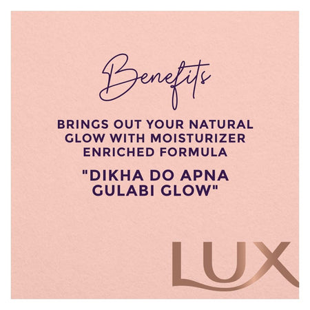 Lux Rose Glow Vitamin C and Glycerin Soap, 130g - Image 3
