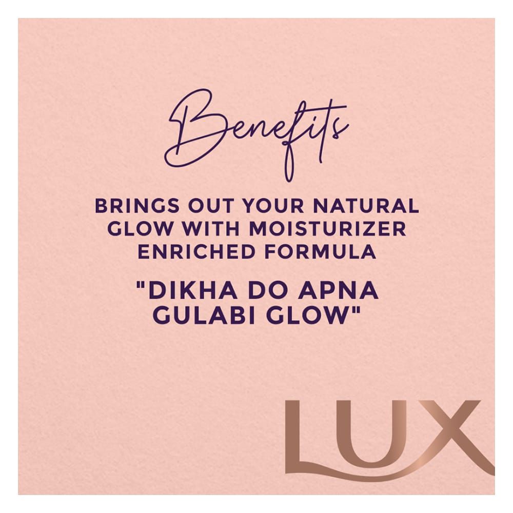 Lux Rose Glow Vitamin C and Glycerin Soap, 130g - Image 3