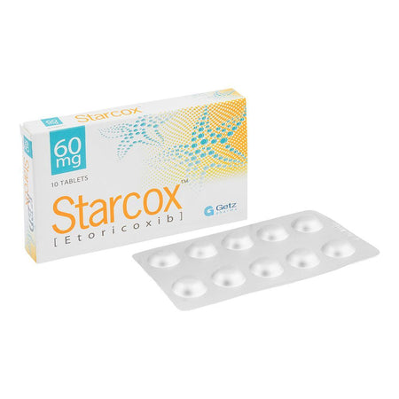 Getz Pharma Starcox Tablet, 60mg, 10-Pack - Main Image