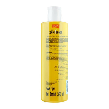 Lolane AHA Fruits Extract Sunflower Seed Oil Hair Conditioner, 320ml - Image 2