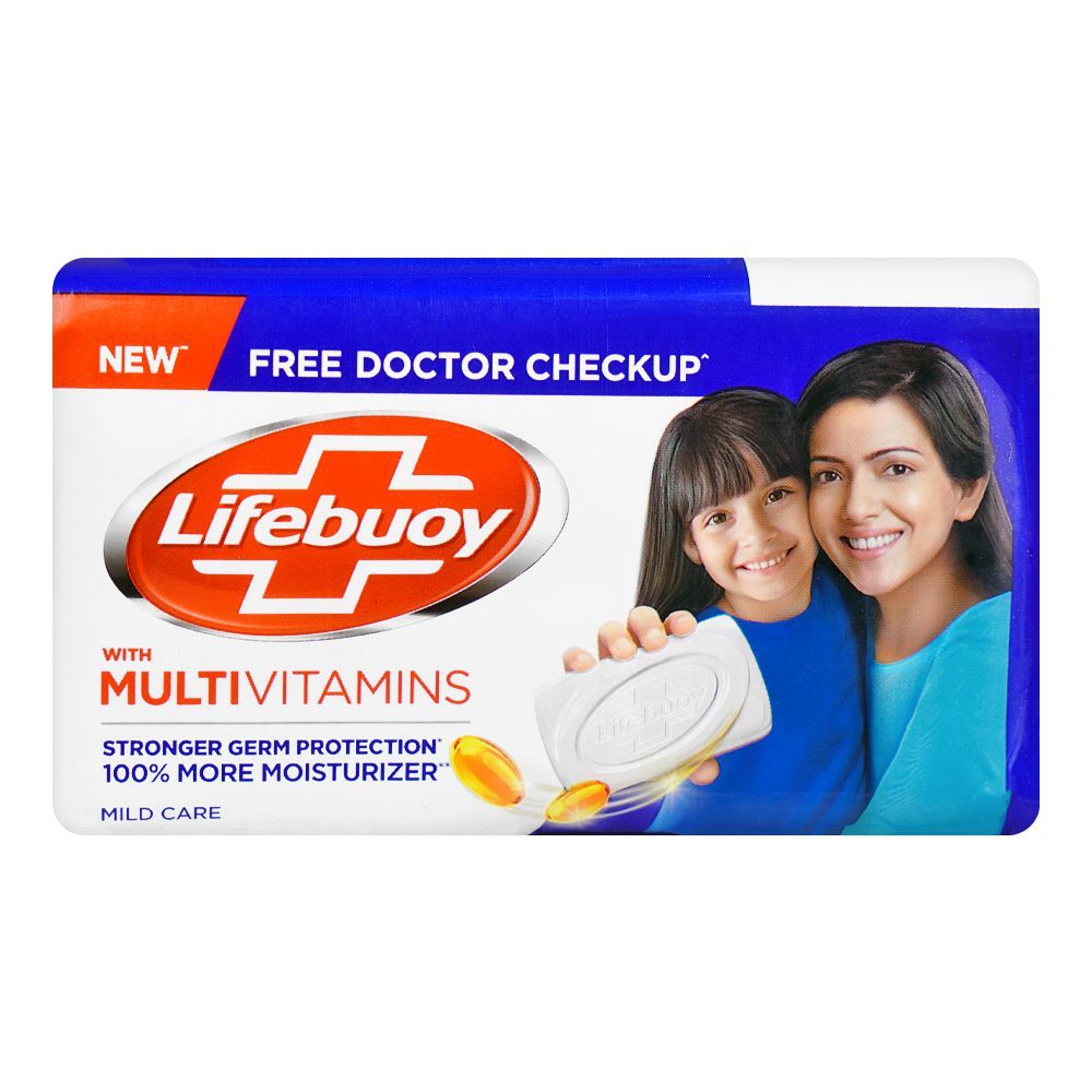 Lifebuoy Mild Care Blue Soap, 128g - Main Image