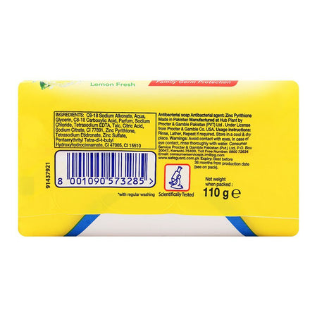 Safeguard Lemon Soap 110gm - Image 2