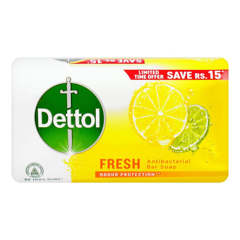 Dettol Fresh Antibacterial Soap, 110g - Main Image