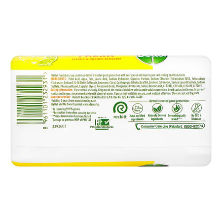 Dettol Fresh Antibacterial Soap, 110g - Image 2
