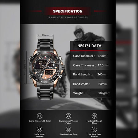 Naviforce Dual NF 9171 Time Edition image 6