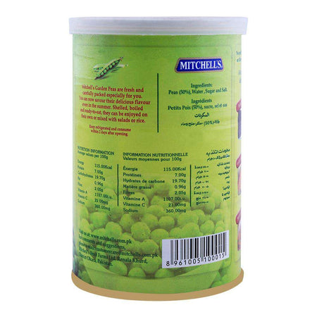 Mitchell's Garden Peas 450g - Image 2