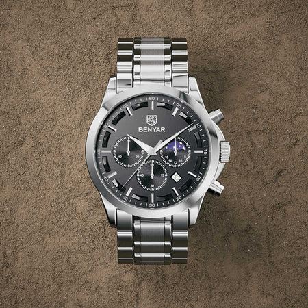 Benyar BY-5160 Moonphase Chronograph Watch image 3