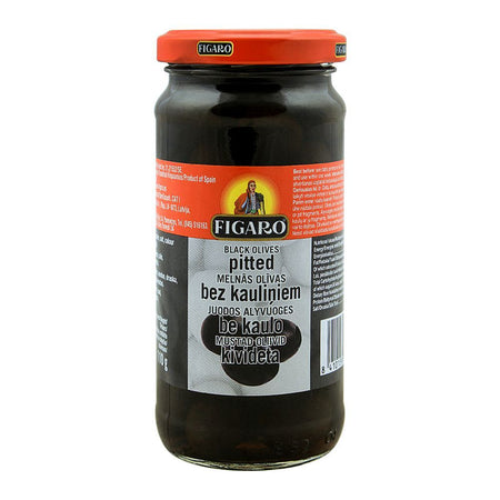 Figaro Pitted Black Olives, 240g - Main Image