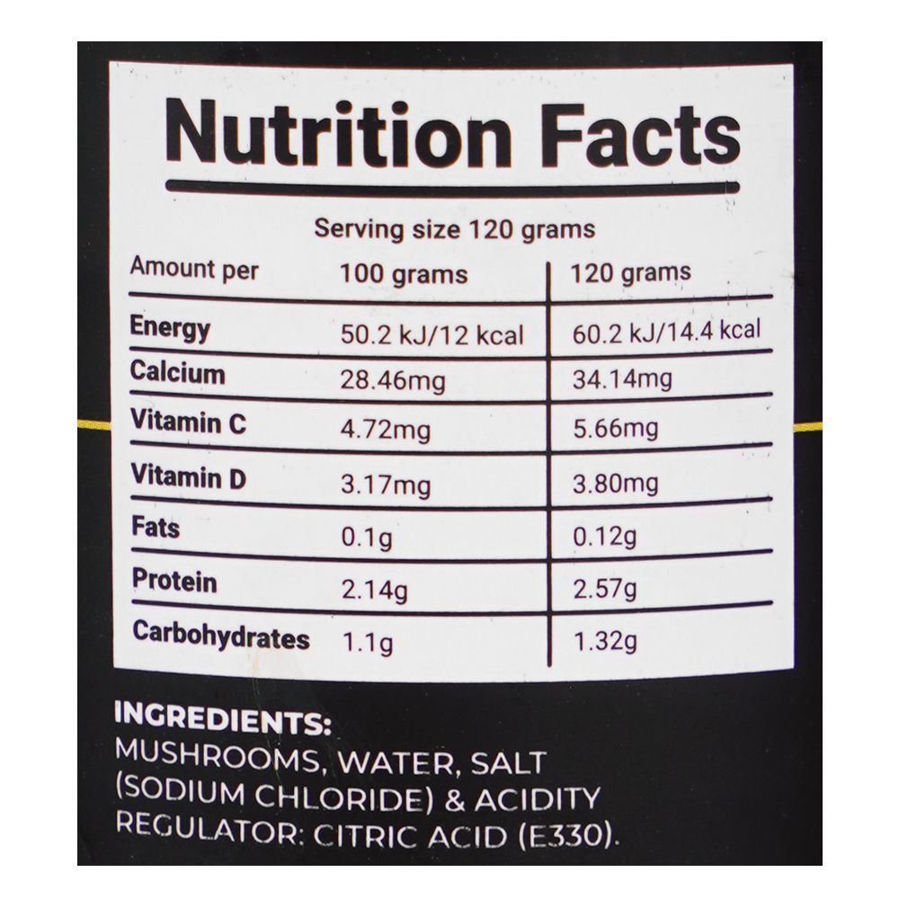 Sun Gold White Button Mushrooms Sliced, 400g Tin - Image 4