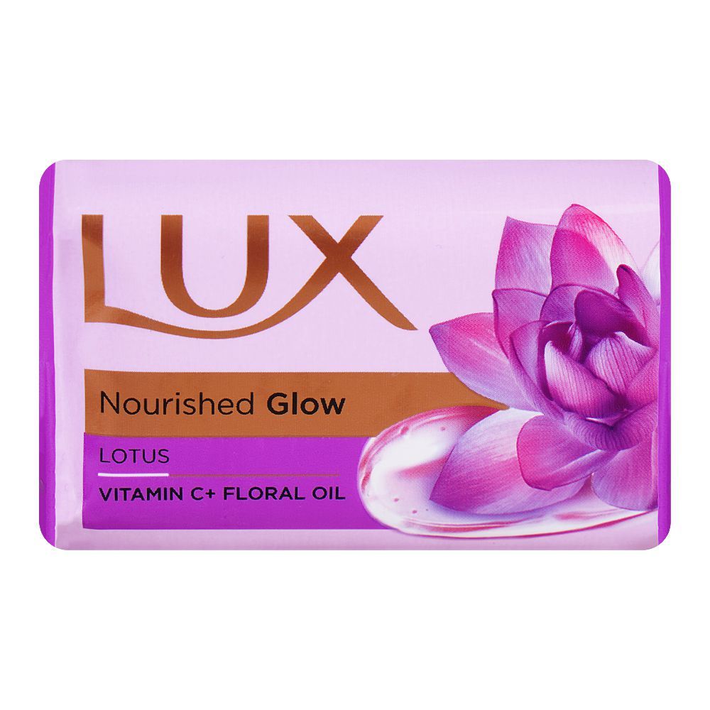 Lux Nourished Glow Lotus Purple Soap, 98g - Main Image