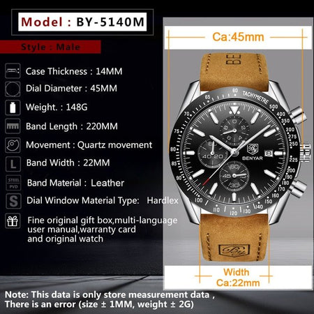 Benyar BY-5140 Grand Master Chronograph Edition image 4
