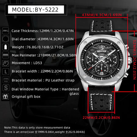 BENYAR 5222 Chronograph - Signature Edition Image 9