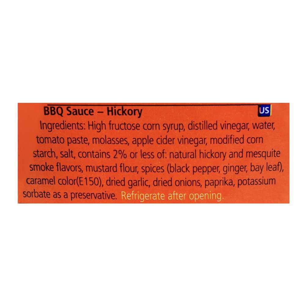 American Garden BBQ Sauce, Hickory, 510g - Image 3
