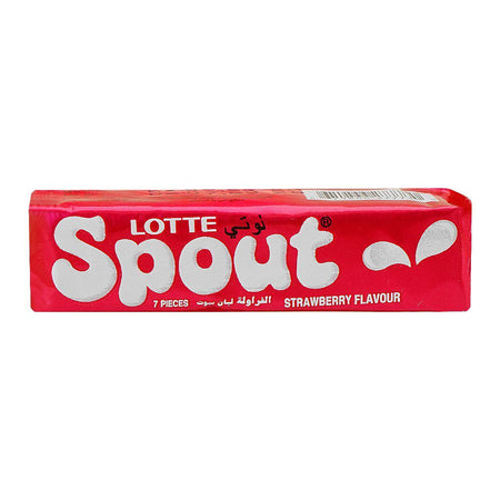 Lotte Spout Strawberry Gum, 23.8g - Main Image