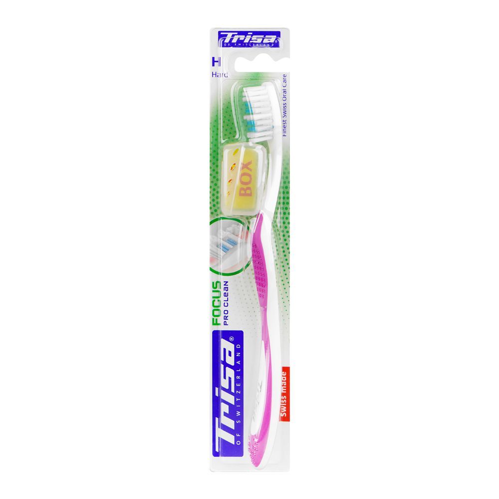 Trisa Focus Pro Clean Hard Toothbrush - Main Image