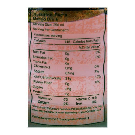 Maaza Mango Juice Bottle 250ml - Image 2