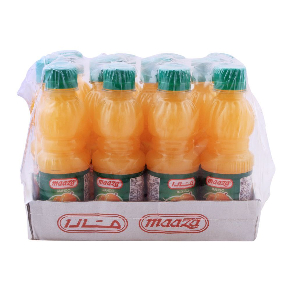 Maaza Mango Juice Bottle 250ml, 12 Pieces - Main Image