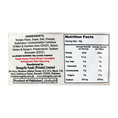 Shangrila Ketchup Pouch, 800g - Image 3